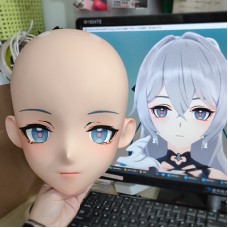 (GLA014)Customize Character'! Female/Girl Resin Full/Half Head With Lock Anime Cosplay Japanese Animego Kigurumi Mask
